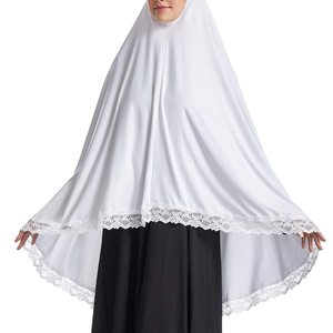 Hiyab Largo de Alta Calidad para Mujeres Musulmanas, Pañuelo de Oración, Venta al Por Mayor, Logotipo Personalizado, Transpirable y Ligero a Precio Razonable - Product Image 3