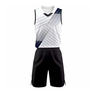 Conjunto de Uniforme de Baloncesto para Hombre, Camisetas y Pantalones Cortos Sublimados Estampados, Diseño Reversible, Transpirable y Ligero para Equipos - Product Image 6