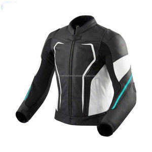 High Quality Premium Cow Leather With Protector Motorbike Riding Breathable Motorcycle <b>Racing</b> <b>Jacket</b> - Product Image 2