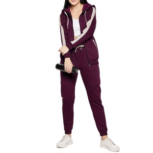 Conjuntos Deportivos de Invierno para Mujer, Tallas Grandes, con Capucha, Transpirables, Ecológicos, de Poliéster Grueso, de Dos Piezas - Product Image 5