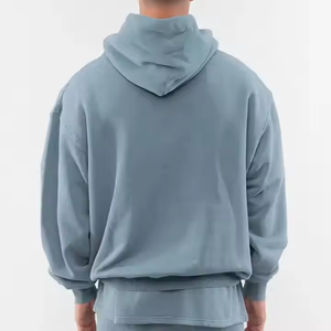 Sudadera con Capucha Estilo Británico para Hombre, Mezcla de Algodón Premium, Sudadera Informal de Estilo Urbano Británico, Corte Holgado - Product Image 1