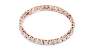 10K <b>Gold</b> Diamond Bracelet Round Cut Multi Size 35 Stones Luxury Sparkle Elegant Wedding Party Fine Jewelry Gift - Product Image 4