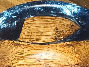 ชามไม้เคลือบอีพ็อกซี่สีม่วงสวยงาม เป็นมิตรกับสิ่งแวดล้อม เหมาะสำหรับงานปาร์ตี้ บ้าน โรงแรม และร้านอาหาร - ชามเสิร์ฟแบบคลาสสิก - Product Image 3