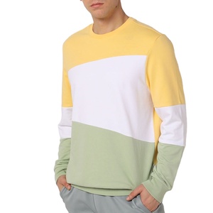 Sweat-shirt à col rond pour homme en coton 100% fabriqué sur mesure au Pakistan, respirant, à séchage rapide, coupe classique, logo personnalisé sur le devant, décontracté - Product Image 1