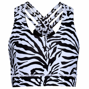 เสื้อชั้นในกีฬาคุณภาพดีเยี่ยมสำหรับผู้หญิง รองรับกระชับ ระบายอากาศได้ดี มีโลโก้ด้านหน้า ผลิตจากผ้าสแปนเด็กซ์/ไนลอน เหมาะสำหรับโยคะ ออกกำลังกาย ฟิตเนส ขายส่ง บริการ OEM - Product Image 5