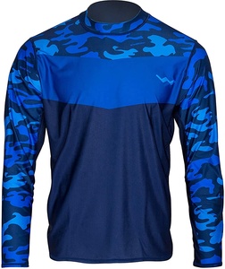 T-shirt à manches longues anti-salissure, fait sur mesure, imperméable, à séchage rapide, protection contre les uv, pour la pêche - Product Image 5