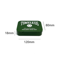 Boîte en métal vert olive, boîte de rangement verrouillable, emballage personnalisé imprimé
