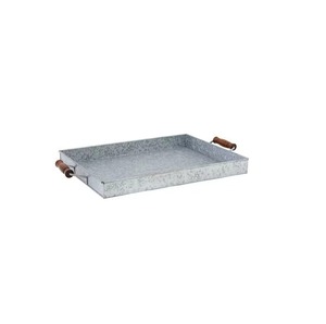 Fabriqué avec précision, ce plateau en métal galvanisé de haute qualité incarne une élégance intemporelle. - Product Image 5