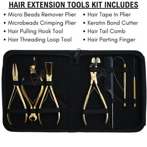 Kits de Extensiones de Cabello, Juego de Herramientas de Instalación y Remoción de Calidad Profesional para Peluqueros - Product Image 6