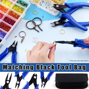 ชุดคีมเครื่องประดับ 4 ชิ้น ทำจากสแตนเลส สำหรับงานจีบ ตัด แยกวงแหวน เหมาะสำหรับทำเครื่องประดับ DIY และชุดซ่อมแซม - Product Image 6