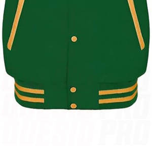 เสื้อแจ็คเก็ตวาร์ซิตี้สีเหลืองปักลายตามสั่ง ระบายอากาศได้ดี แขนเสื้อปักลาย  เสื้อแจ็คเก็ตเบสบอลแบบ Letterman  เสื้อแจ็คเก็ตวิทยาลัย น้ำหนักเบา สไตล์สตรีทแวร์ เสื้อคลุม - Product Image 6