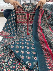 Daily & Office Party Special Pure Cotton 60 60 Fabric Kurti Plazzo Set Trendy Women Girls Fashion Declaración a los mejores precios - Product Image 4