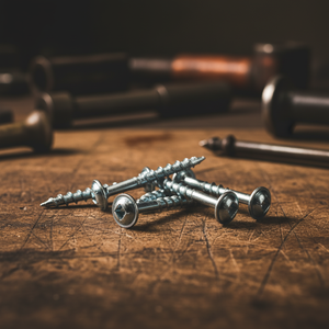 Tornillo Autorroscante para Madera PDC Modelo 8, Cabeza Plana, Clase 4, Métrico/Pulgadas, Phillips/Pozi Drive, Acero al Carbono/Acero Inoxidable, Recubierto de Zinc/Níquel - Product Image 1