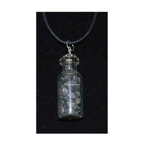 Cristal Quartz Chips Bouteille Pendentif Style Feng Shui Agate Sculptée Pierre Précieuse Gravée À La Main À Des Fins Décoratives - Product Image 3