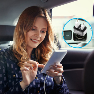 Caricabatterie da auto USB 1Pc 30W 5.5A con 3 porte compatibili con telefoni IOS 16 15 14 e più - Product Image 1