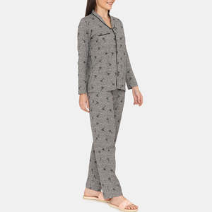 Vêtements de nuit d'hiver de haute qualité pour femmes, vente en gros, en laine peignée, longueur genou, respirants - Product Image 4
