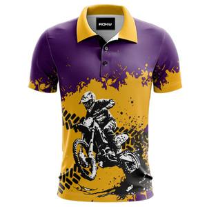 Camisetas de Manga Corta al por Mayor con Estampado por Sublimación Personalizado, Diseño Sólido, Poliéster/Algodón, Secado Rápido, para Hombre y Mujer - Product Image 3