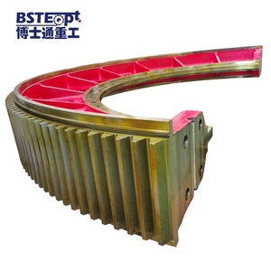 BOSHITONG OEM Engrenage à <span class=keywords><strong>couronne</strong></span> segmentaire à denture droite pour broyeur à billes, pour ciment, à grand diamètre, longue durée de vie - Product Image 1