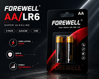 Pile alcaline LR6 AA 1,5 V pour télécommandes, jouets, lampes de poche - 2700 mAh, énergie premium, fournisseur OEM pour les chaînes de magasins