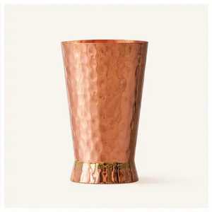 Juego de 6 Tazas de Cobre Puro de Gran Capacidad, Desechables, para Uso en Oficina, Vajilla India al por Mayor - Product Image 3