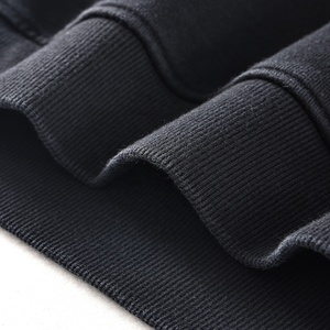 Sweat à capuche délavé personnalisé style streetwear hip-hop sans cordon pour homme - Product Image 4