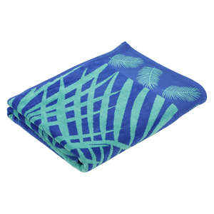 Serviette de plage en coton de luxe écologique de qualité supérieure, grande taille, motif écossais, séchage rapide, impression de logo personnalisée - Product Image 2