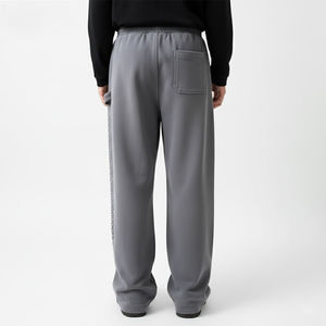 กางเกงวอร์มผู้ชายแบบเรียบสั่งทำขายส่งจำนวนมาก/กางเกงผู้ชายระบายอากาศได้ดีคุณภาพสูงแบบซักแล้ว - Product Image 2