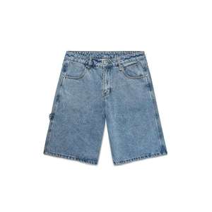 Nouveaux shorts en jean stretch 100 % coton pour homme, coupe bootcut vintage, taille mi-haute, respirants, motif 3D, avec poches et braguette boutonnée - Product Image 1