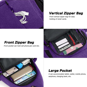 Sac bandoulière de sport durable de haute qualité, nouvelle tendance populaire avec fermeture éclair, en toile personnalisable - Product Image 6