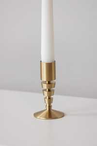 Portavelas de Metal Dorado para Decoración del Hogar, Portavelas Cónico con Forma de Estrella Geométrica, Elegante Candelabro para Mesa de Comedor, Venta al por Mayor - Product Image 5