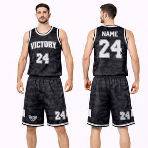 Conjunto de Uniforme de Baloncesto Azul y Rojo Personalizado para Hombre y Mujer, Jersey y Pantalones Cortos de Malla Transpirable, Nombre y Número del Equipo Personalizados - Product Image 1