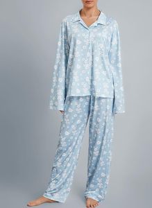 Conjunto de Pijama de 2 Piezas de Algodón Suave para Mujer, Ropa de Dormir de Verano, Ropa de Casa Cómoda - Product Image 5