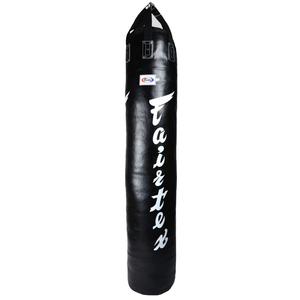 Wholesale Fair tex <b>Boxing</b> Training Bag Black PU Durable Sand Filled Lace-up Closure Adult Use Made With Premium Quality Leather - Product Image 1