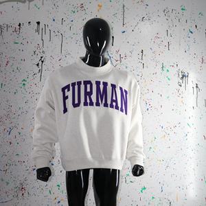 Sudadera FURMAN WHITE con cuello alto, 100% morado, con apliques bordados, cuello ancho, CLUSH SPORTS - Product Image 2