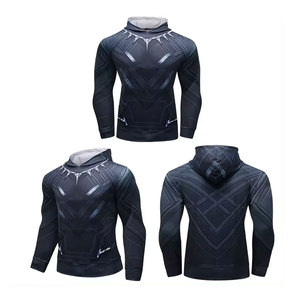 Men's <b>Spiderman</b> Hoodie Full Sleeve Printed Casual Sweatshirt Red Blue Design Breathable Knitted Fit Spring Wear - Product Image 5
