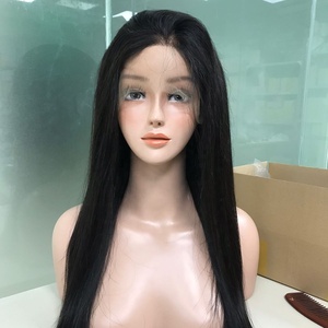 Peluca transparente de encaje Natural, cabello humano virgen Remy, vietnamita, precio al por mayor - Product Image 3