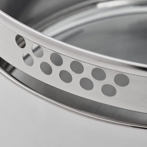 Casserole en acier inoxydable de 3 Qt compatible avec l'induction, avec couvercle - Product Image 3