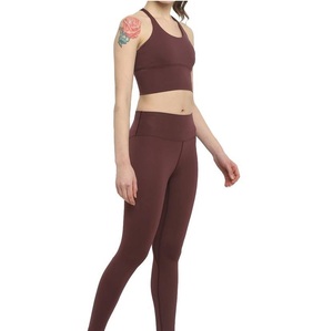 Ensemble de yoga sans couture pour femme : soutien-gorge de sport et legging, tenue de gym à séchage rapide, vêtements de sport effet seconde peau, tenue de fitness respirante - Product Image 6