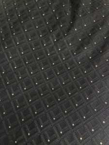 Tissu jacquard 100% polyester en gros, motif losanges, 140 GSM, 58 pouces, pour vêtements de luxe pour hommes - Product Image 5