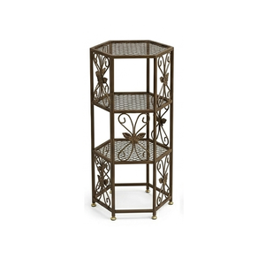 Soporte para macetas de hierro de color negro, hecho a mano, de diseño redondo, el más vendido y de última generación, para el hogar y el jardín. - Product Image 6