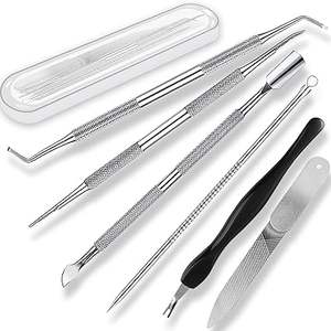 Lime à ongles incarnés en acier inoxydable de qualité supérieure, outil professionnel de pédicure, traitement des ongles incarnés, kit de pédicure - Product Image 1