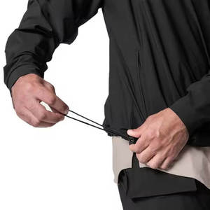 Ensemble de survêtement streetwear pour homme, deux pièces, coupe ample, en cuir véritable respirant, coupe-vent mi-lourd, personnalisable, vente en gros - Product Image 5