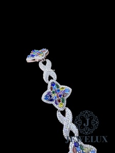 Top Demanded Hip Hop Iced Out Moissanite Diamond Tennis Bracelet Gold Plated Luxury Bracelet for <b>Men</b> Fashion Jewelry for Sale - Product Image 2