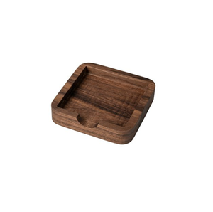 Porta Notas Adhesivas de Madera Marrón, Hecho a Mano, Duradero, Organizador de Escritorio de Lujo para el Hogar, Porta Notas Autoadhesivas - Product Image 2
