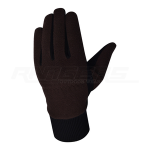 Custom Leather Tactical Gloves Non <b>Slip</b> <b>Full</b> Finger Rib Elastic Cuff Winter Hunting Outdoor Use OEM Bulk Men Cold Weather Gloves - Product Image 2