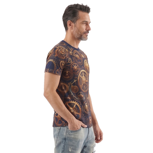 T-shirts personnalisés par sublimation pour hommes, vêtements de mode estivaux, t-shirt imprimé pour hommes, t-shirt léger par sublimation pour hommes - Product Image 3