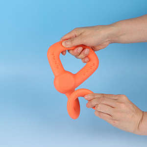 Jouet interactif pour chat en TPE écologique, anneau de traction, jouet à lancer, jouet à mâcher pour l'entraînement et la santé dentaire, personnalisable - Product Image 2