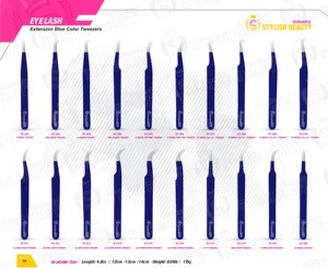 Fabricant et fournisseur en gros de pinces à extensions de cils en acier inoxydable, outils de beauté pour soins personnels à contrôle facile - Product Image 6