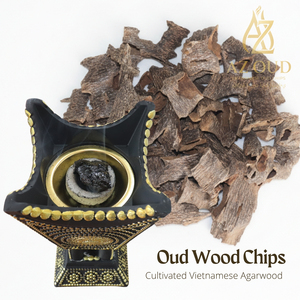 Copeaux de bois d'Oud de luxe AZ Oud Vietnam Factory, arôme royal, Oud naturel de haute qualité, parfum sucré et fumé - Product Image 2