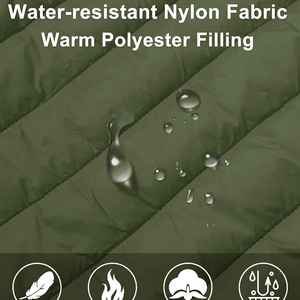 Chaleco Acolchado Informal para Hombre, Chaqueta sin Mangas, Ligera, Cálida, para Invierno, Moda para Exteriores - Product Image 5